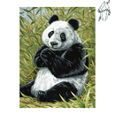 Broderie diamant Panda Simple  | 💎 Diamond Painting Club