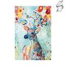 Broderie diamant Cerf coloré en peinture | 💎 Diamond Painting Club