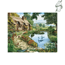 Broderie diamant Chaumière & Lac | 💎 Diamond Painting Club