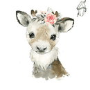 Broderie diamant Petit renne mignon | 💎 Diamond Painting Club