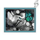 Broderie diamant Chat & Papillon  | 💎 Diamond Painting Club