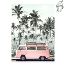 Broderie diamant Tropique et van  | 💎 Diamond Painting Club