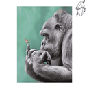 Broderie diamant Gorille & Papillon | 💎 Diamond Painting Club