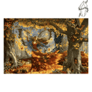 Broderie diamant Fée papillon Automne | 💎 Diamond Painting Club