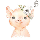 Broderie diamant Petit cochon mignon | 💎 Diamond Painting Club