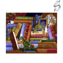 Broderie diamant Bibliothèque de dragon | 💎 Diamond Painting Club