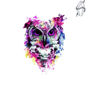 Broderie diamant Hibou abstrait peinture  | 💎 Diamond Painting Club