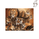 Broderie diamant Félins sauvages | 💎 Diamond Painting Club