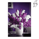 Broderie diamant Bouquet de Lilas | 💎 Diamond Painting Club