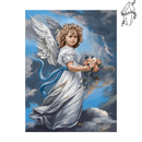 Broderie diamant Petit Ange Blanc | 💎 Diamond Painting Club