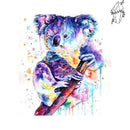 Broderie diamant Koala coloré | Diamond-painting-club.com