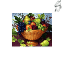 Broderie diamant Corbeille de fruit | 💎 Diamond Painting Club