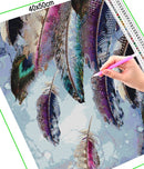 Broderie diamant Plume Etincelante | Diamond-painting-club.com