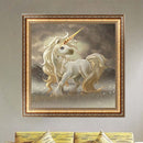 Broderie diamant Licorne enfantine   | 💎 Diamond Painting Club