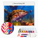 Broderie diamant Poisson Carnassier | Diamond-painting-club.com