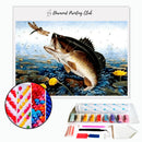 Broderie diamant Poisson Carnassier | 💎 Diamond Painting Club