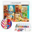 Broderie diamant Grand-mère à la cuisine | Diamond-painting-club.com