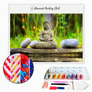 Broderie diamant Bouddha Méditation | Diamond-painting-club.com