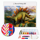 Broderie diamant Stegosaurus  | 💎 Diamond Painting Club