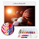 Broderie diamant Système solaire | 💎 Diamond Painting Club