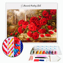 Broderie diamant Jardin de rose | 💎 Diamond Painting Club