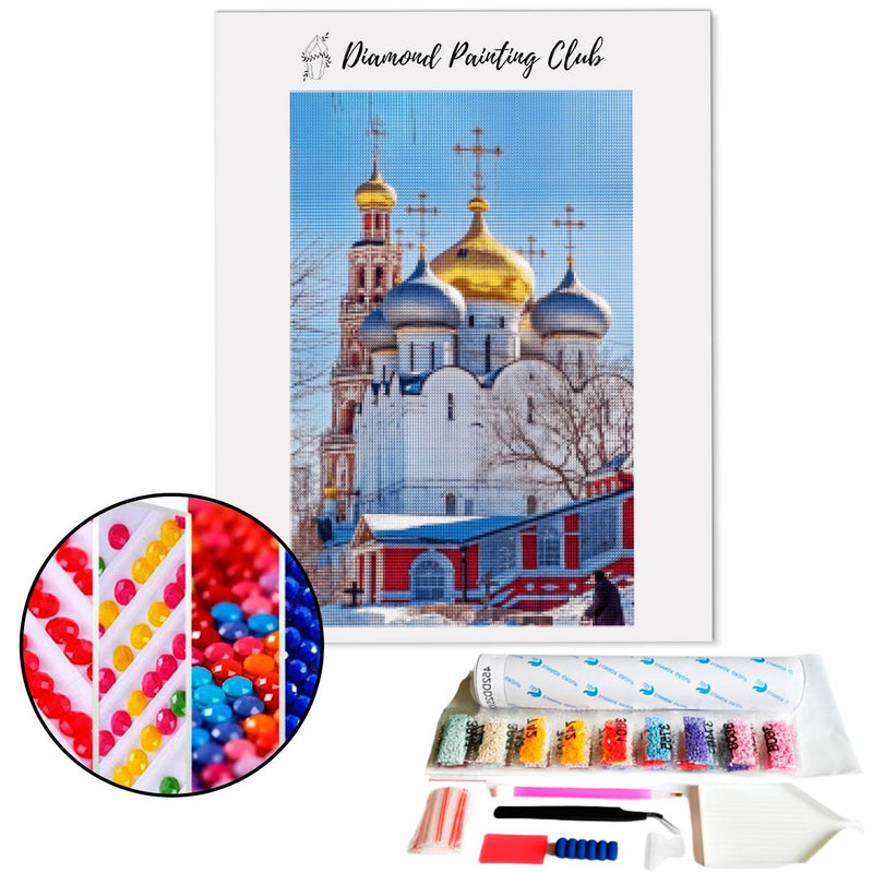 Broderie diamant Cathédrale de Notre-Dame de Smolensk | 💎 Diamond Painting Club