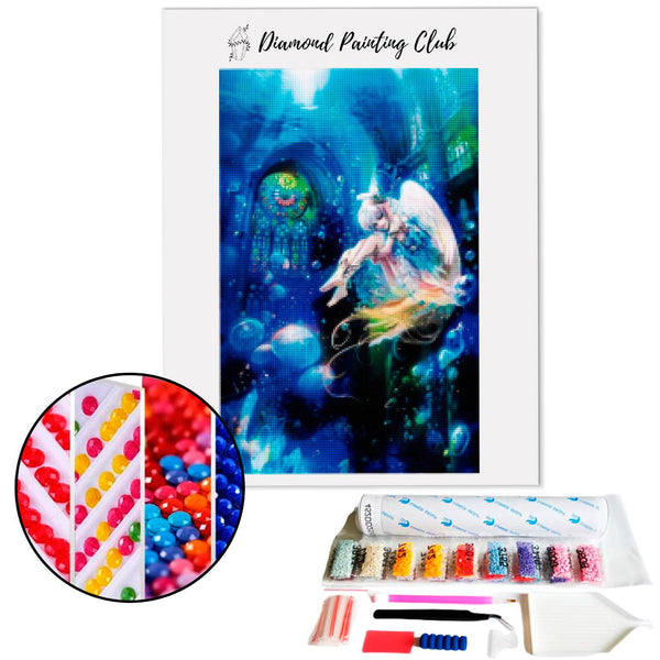 Broderie diamant Fée de l'eau | 💎 Diamond Painting Club