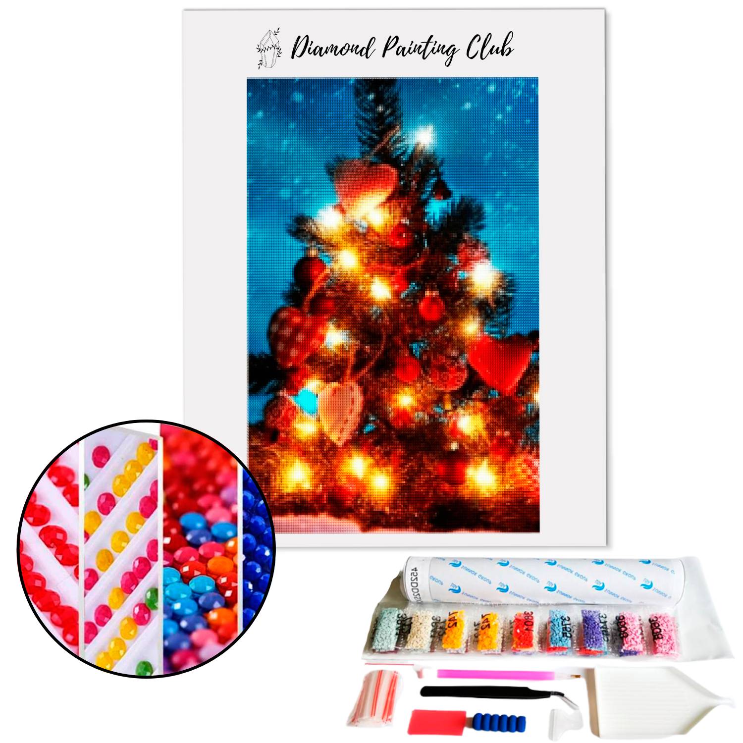 Ornement De Peinture De Diamant De Bureau En Bois, Peinture De Cristal D'ange De Noël, Décor De Table De Père Noël, Kit De Bureau