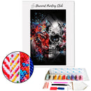 Broderie diamant Tigre et Crane | 💎 Diamond Painting Club