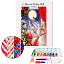 Broderie diamant Chien & Père noël  | 💎 Diamond Painting Club