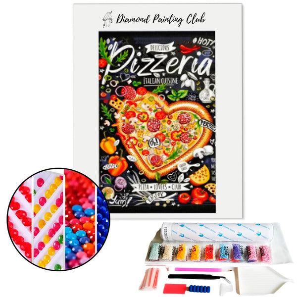 Broderie diamant Pizzeria | Diamond-painting-club.com