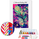 Broderie diamant Plume de l'espace | 💎 Diamond Painting Club