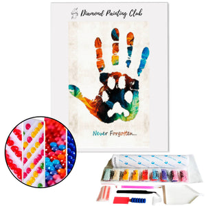 Broderie diamant Homme & Chien << Never forgotten >> | 💎 Diamond Painting Club