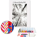 Broderie diamant Arbre Noir et Blanc, | Diamond Painting Club