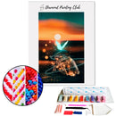 Broderie diamant Papillon & Océan | Diamond Painting Club