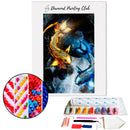 Broderie diamant Carpe Koï Mystique | Diamond-painting-club.com