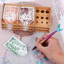 Plateau de rangement diamond painting et Stylo Chrome | 💎 Diamond Painting Club
