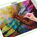 Broderie diamant Libellule Multicolore  | 💎 Diamond Painting Club