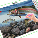 Broderie diamant Truite Arc-en-ciel  | 💎 Diamond Painting Club